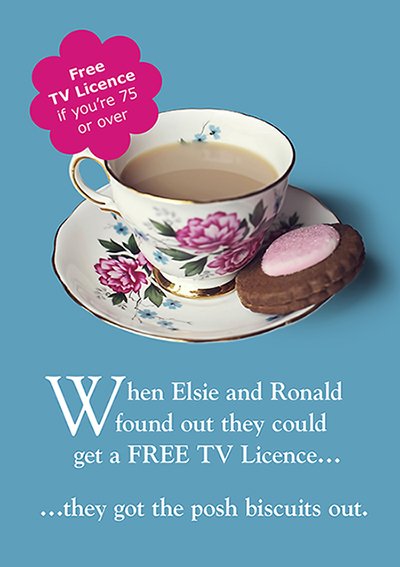 We’re working with <a href="/TVLicensingNews/">TV Licensing | News & Media Centre</a> to remind those age 75 &amp; over to claim a free TV Licence bit.ly/1fOpOGa