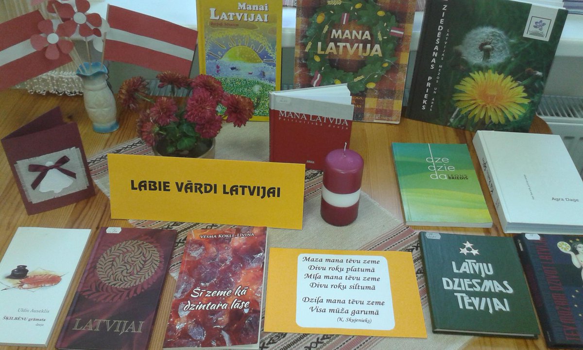 Uzavas Biblioteka On Twitter Labie Vardi Latvijai Https T Co