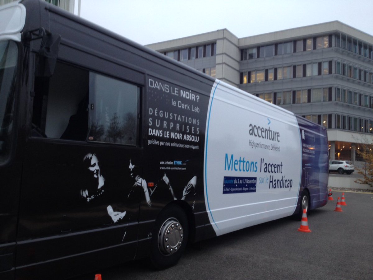 Bus AccentsurleHandicap à Blagnac! Envie d'une pause café pas comme les autres?Rejoignez-nous! #Accenture #Handicap