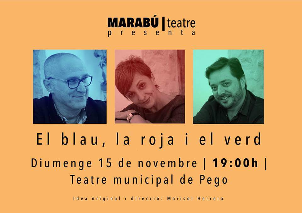 marabuteatre's tweet photo. Próximo domingo a las 19:00 en Pego. A darlo todo. @marabuteatre #pego #el blau #la roja #el verd https://t.co/iH4LL7zFmW