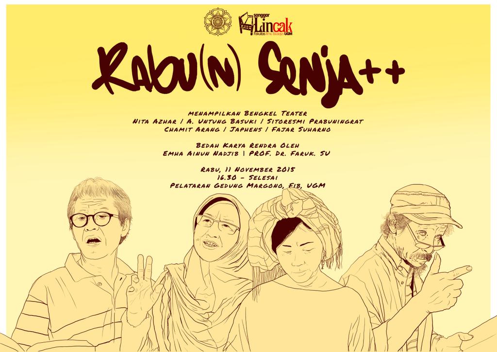 kita kedatangan tamu dari bengkel teater, emha ainun nadjib dan masi banyak lagii.. sampai jumpa besok :)