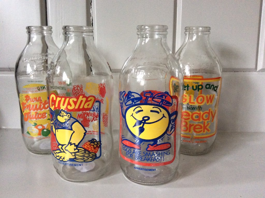 inToToni's tweet photo. Fun Milk Bottles 
down at Hopkinsons Nottingham ! https://t.co/7cw1rxexm6