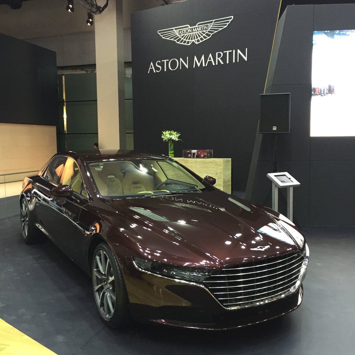 astonmartin's tweet photo. Here's a taste of the bespoke beauty on display across the Aston Martin line up at #DubaiMotorShow https://t.co/VjJRWt9Nq3