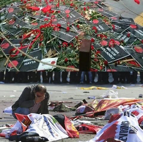 freedomdeity's tweet photo. Katran katran acılar yaşanıyor ve hiçbirini unutmuyoruz.
#AnkaraKatliamı https://t.co/R92Q86nGEt