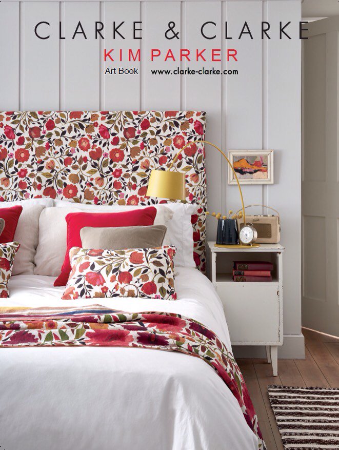 KimParkerStyle's tweet photo. The new Kim Parker collection for Clarke &amp; Clarke is featured in the November issue Country Homes &amp; Interiors -- https://t.co/Fu9ClT8Mzw