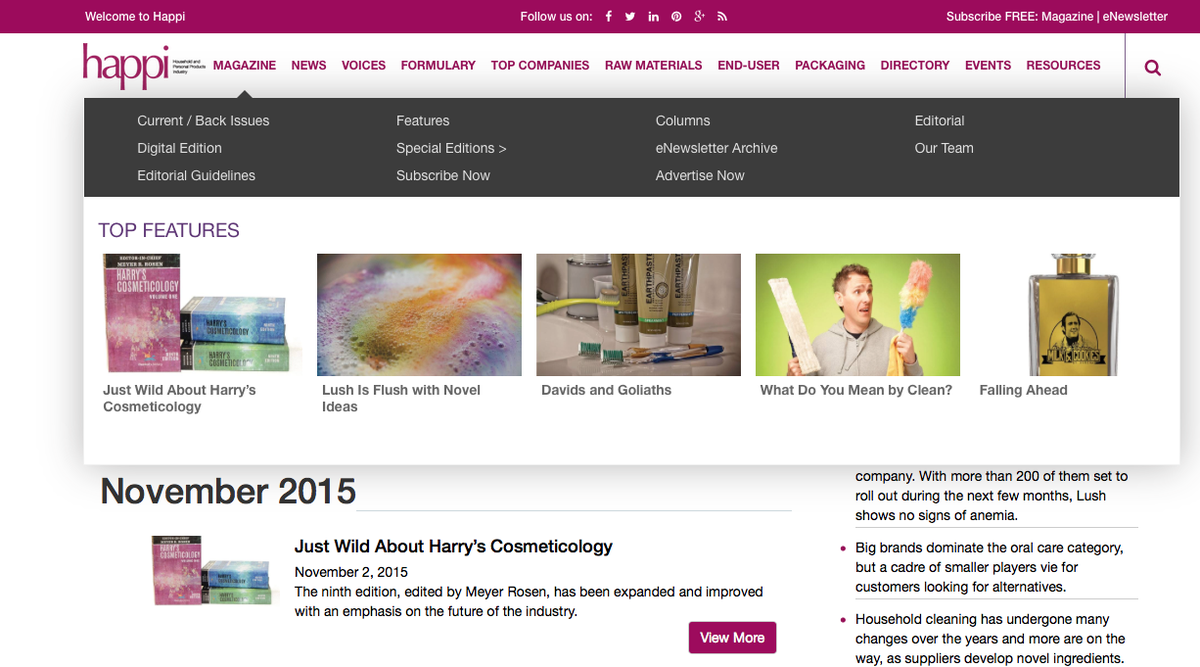 chempubco's tweet photo. Thanks for Featured Article on Harry's Cosmeticology 9th ed.! #cosmetics #dermatology #personalcare #HAPPI https://t.co/VU4pv0wbkC