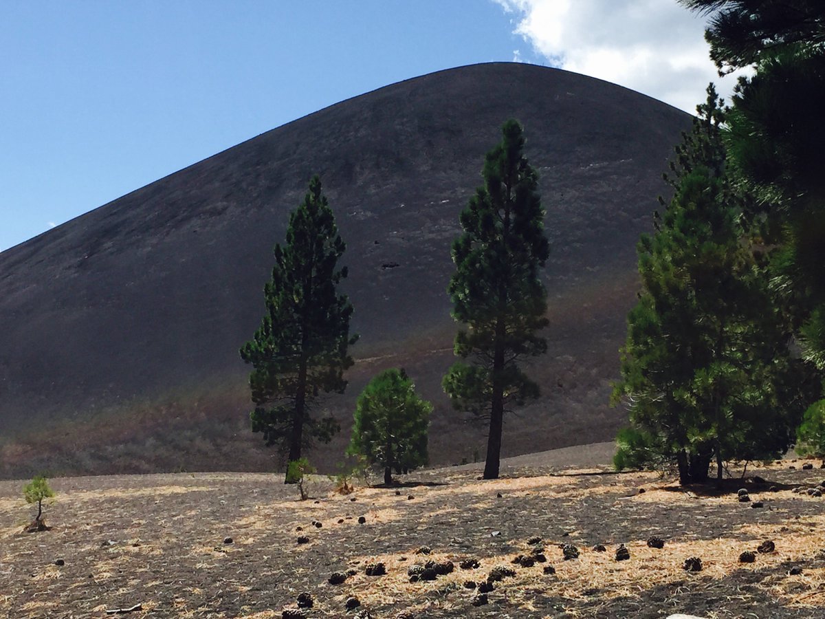 TruMotus's tweet photo. Cinder cone challenge - 1200 foot vertical climb. Warmed up the legs with Trigger point's #GridStk, @TPtherapy https://t.co/119UXDqJJ2