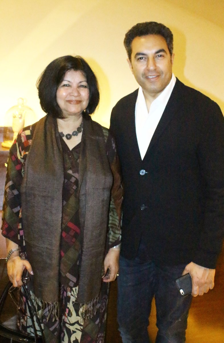 luxurychronicle's tweet photo. Neelima with David Joseph @bochic @DusitDevarana https://t.co/1rMgMqysZt