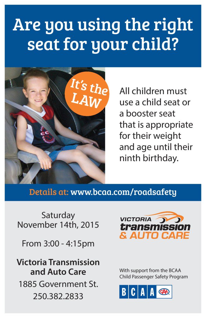 VicTransAuto's tweet photo. You've purchased a child car seat. But is it correct? Join us this Saturday from 3 - 4:15 PM to ensure it is. #yyj https://t.co/RQBwjgDisp