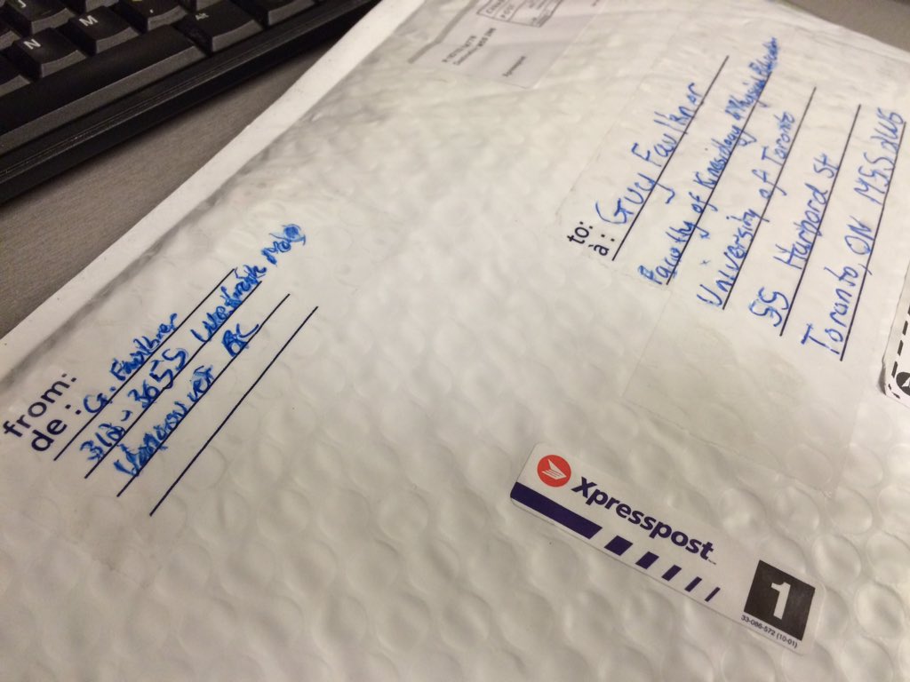 MehalaSubram's tweet photo. Self-addressed envelope from west to east coast @GuyFaulkner https://t.co/g4rCsFcslm