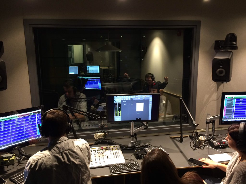 spiritlive's tweet image. Running some tests with @inside_pressbox! The new Allan Slaight Radio Institute is looking/sounding pretty fuego 🔥