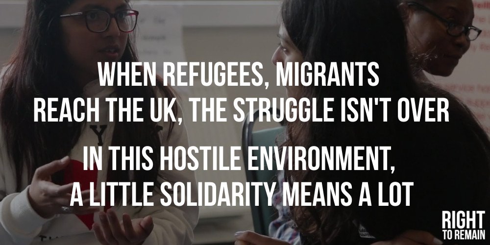 Right_to_Remain's tweet photo. Launching next week: You can help deliver a project empowering refugee/migrant groups to fight for their rights https://t.co/oOOMhoFXqo