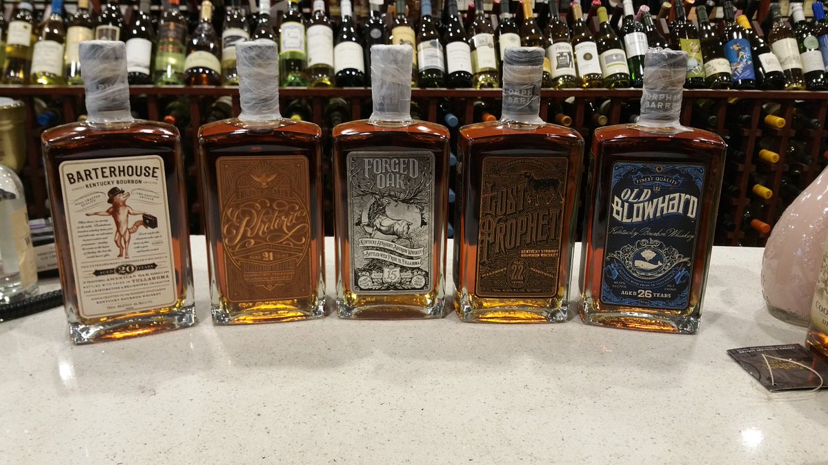 FiveEightWines's tweet photo. Orphan Barrel Collection in stock https://t.co/Q74o2YK28V