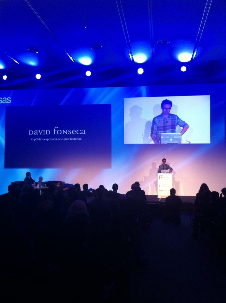 Bugstorm_pt's tweet photo. @davidfonseca no #sfp15 como um dos bons exemplos de engagement com o público! https://t.co/2qgAXKBEvy