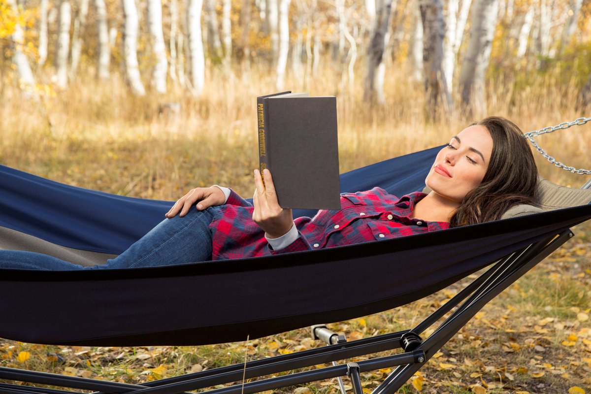 KampRite's tweet photo. Relax..... its only Tuesday! Kamprite Kwik Set Hammock.. #kamprite #relax #TentCot #BlackFridayDeals https://t.co/kJthiFt9DX