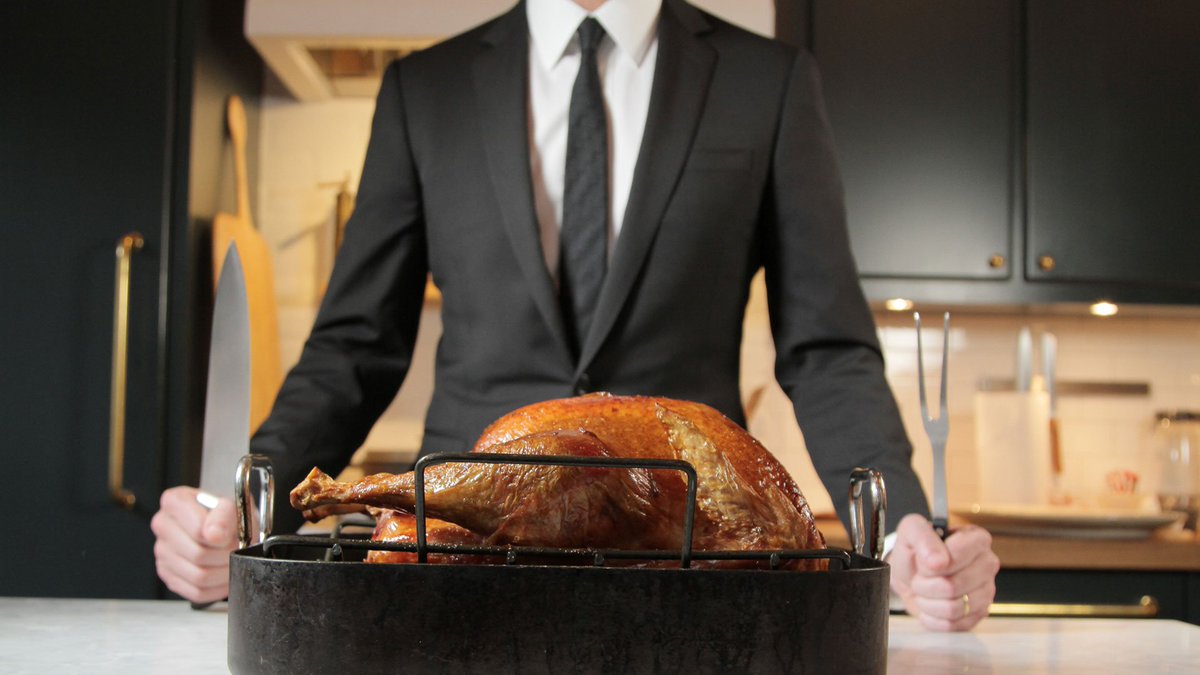 bonappetit's tweet photo. There are sacred Thanksgiving rules. And @rapo4 says that means absolutely no pumpkin pie https://t.co/wg617kb1m9 https://t.co/W94dYvYbSu