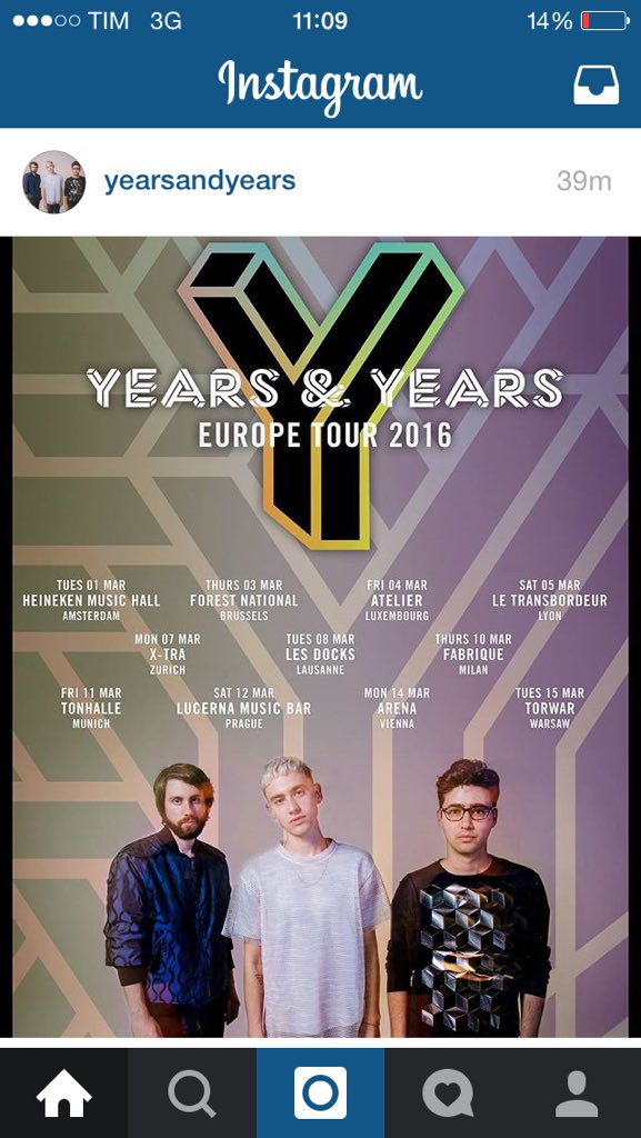 ElenaePaola's tweet photo. IT WAS ABOUT DAMN TIME! @yearsandyears in Milan!Can't wait,vi amiamo!#yearsandyearseuropetour #YearsAndYearsinitaly https://t.co/Q7OPU1VaOx