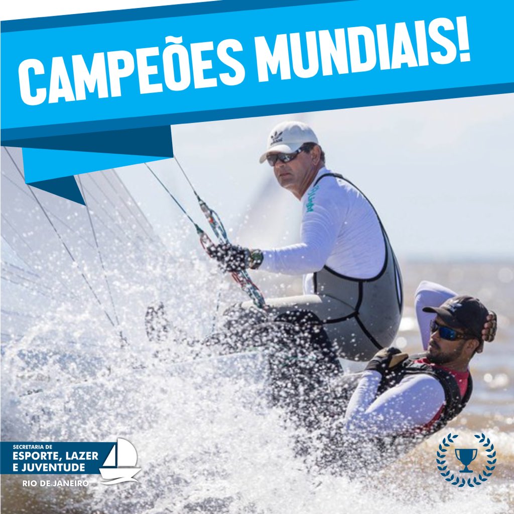 EsporteGovRJ's tweet photo. Muito orgulho em apoiar o grande atleta #LarsGrael!
Parabéns pela conquista do título mundial #ClasseStar, meninos!🏆 https://t.co/QGU2LtUbTS