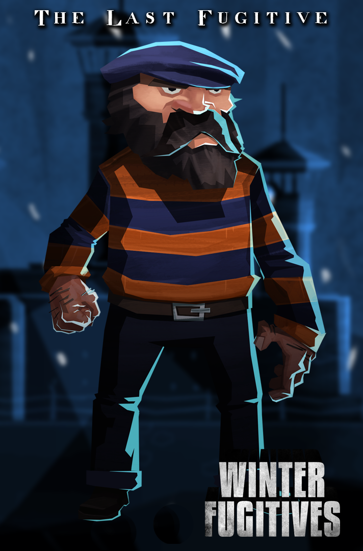 HeavyBoatGames's tweet photo. Countdown to the #WinterFugitives update... starting with our main character! https://t.co/pn76OrwW9b
