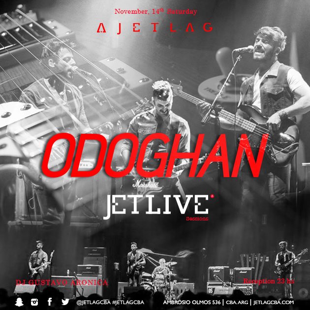 JetlagCbaOK's tweet photo. @odoghan en vivo este sábado en @JetlagCbaOK https://t.co/ZPlpM7IQ4z