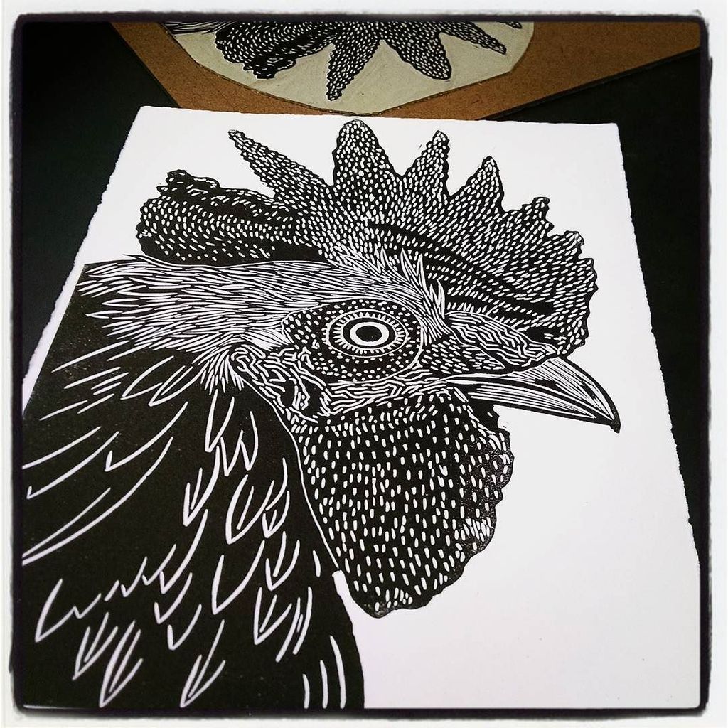 barebonesstudio's tweet photo. Rooster #linoprint #printmaking #louisianaprintmaker #barebonesstudio #rooster #chicken https://t.co/gkQPfOq0ko https://t.co/aGuumQJNee