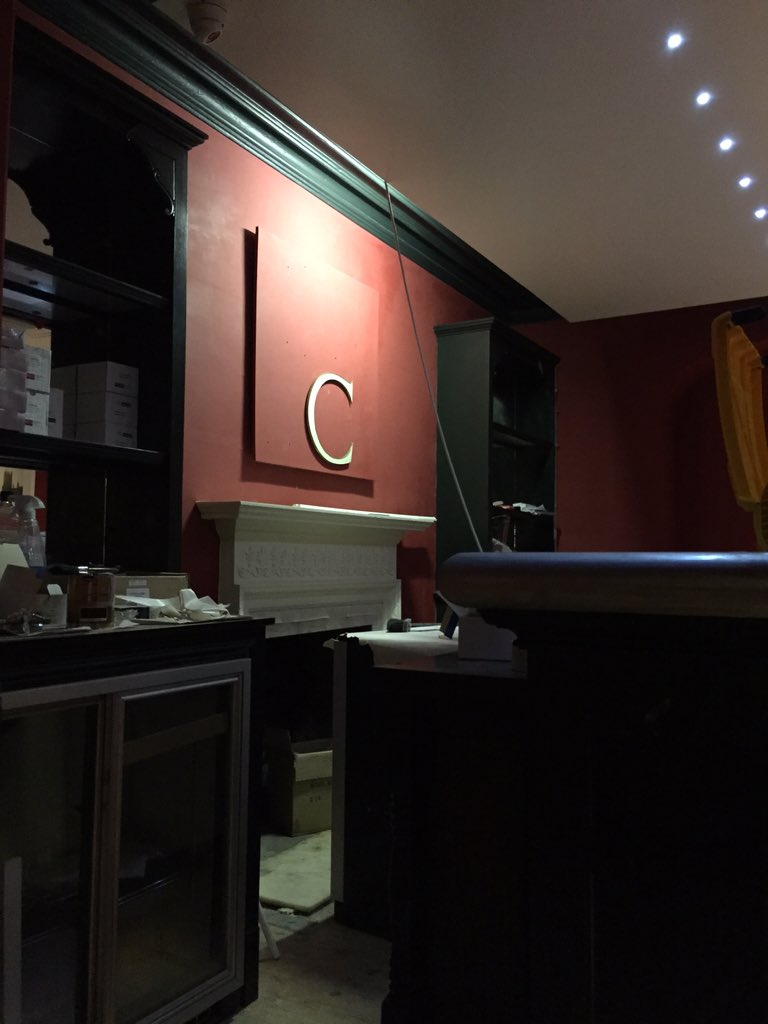 32townhouse's tweet photo. Official opening on November 16th, the finishing touches... https://t.co/0l0sJGaD7Y