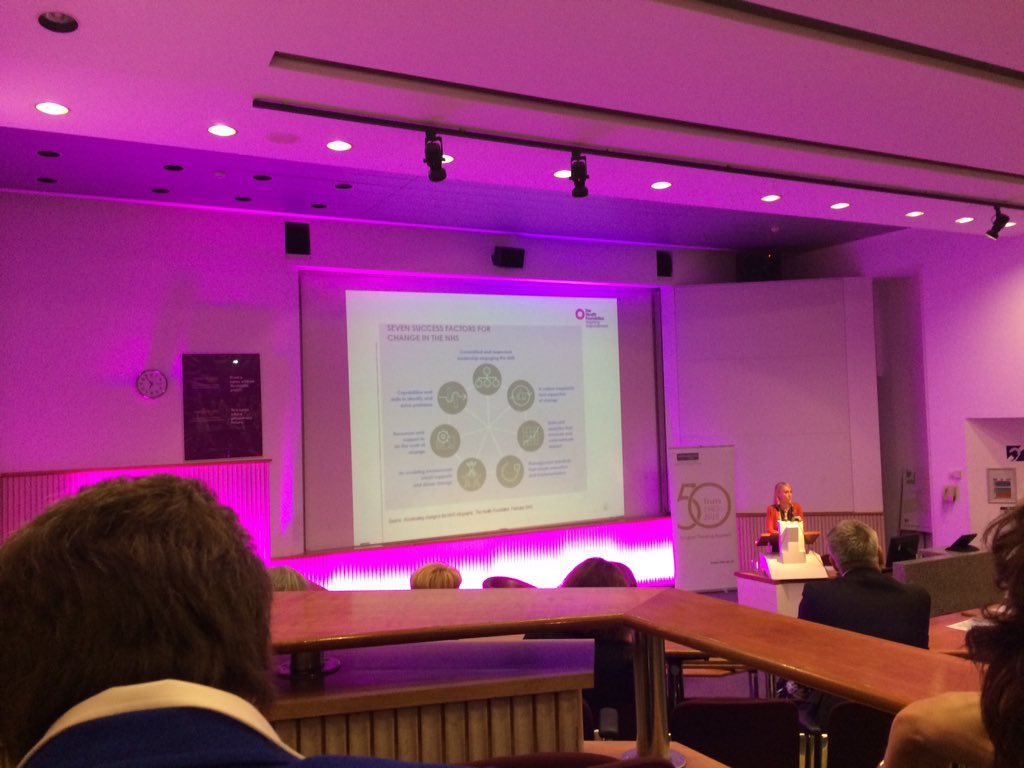 TraceyCole101's tweet photo. Great lecture Dr Jennifer Dixon last night @MBSnews @HealthFdn #mbs50 #Manchester. #nhs Change beyond evidence. https://t.co/SysypYhHaI