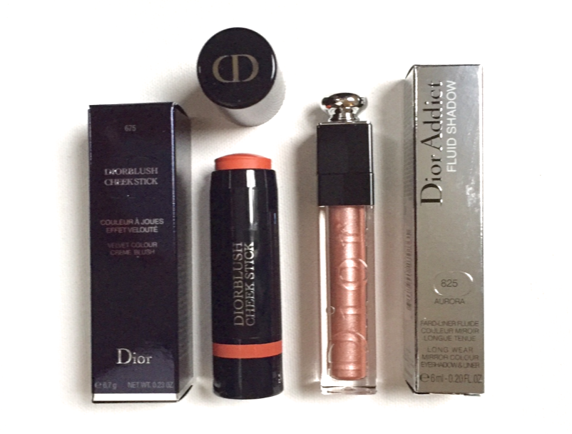 I'm giving away DiorBlush CheekStick in Coral & Addict Fluid Shadow in Aurora! To enter, follow @davelackie & RT