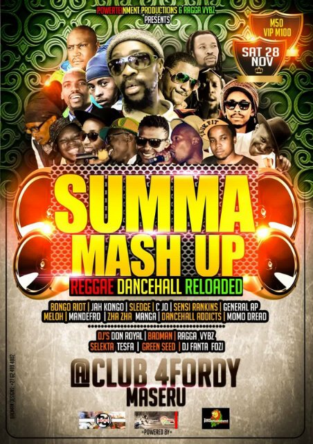 MelohMusic's tweet photo. Summa Mashop 2015 @4_fordy #RaggaVybzMusic mashn op the stage #WeOuternational,tickets are M50...28thNov....#FireBun https://t.co/fpkmaHrk7w