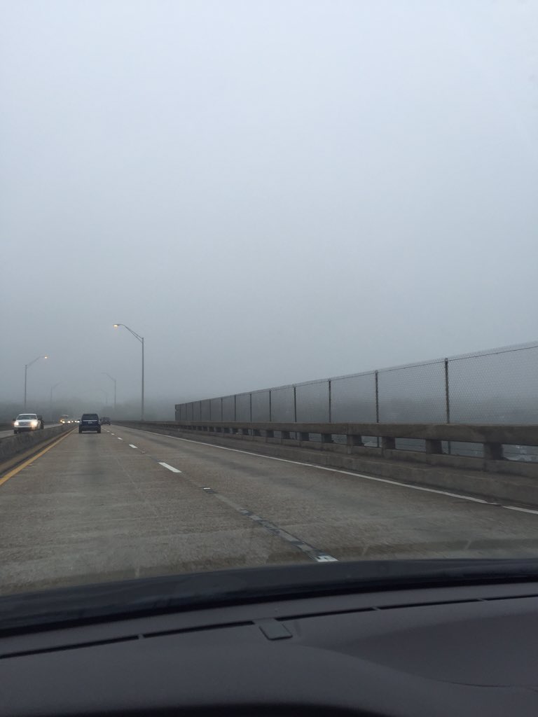 TheBeerGenius's tweet photo. @WOKVNews Since when did my morning commute include a trip through Silent Hill? #MathewsBridge https://t.co/UEuJqCFt4c