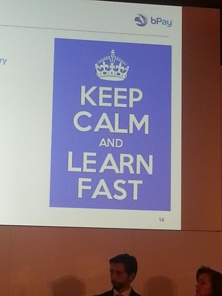 JackieWillcox1's tweet photo. #PSE15 What is the key to innovation according to Monica Carlesso from @Barclaycard? It's this: https://t.co/0txe91om0Z