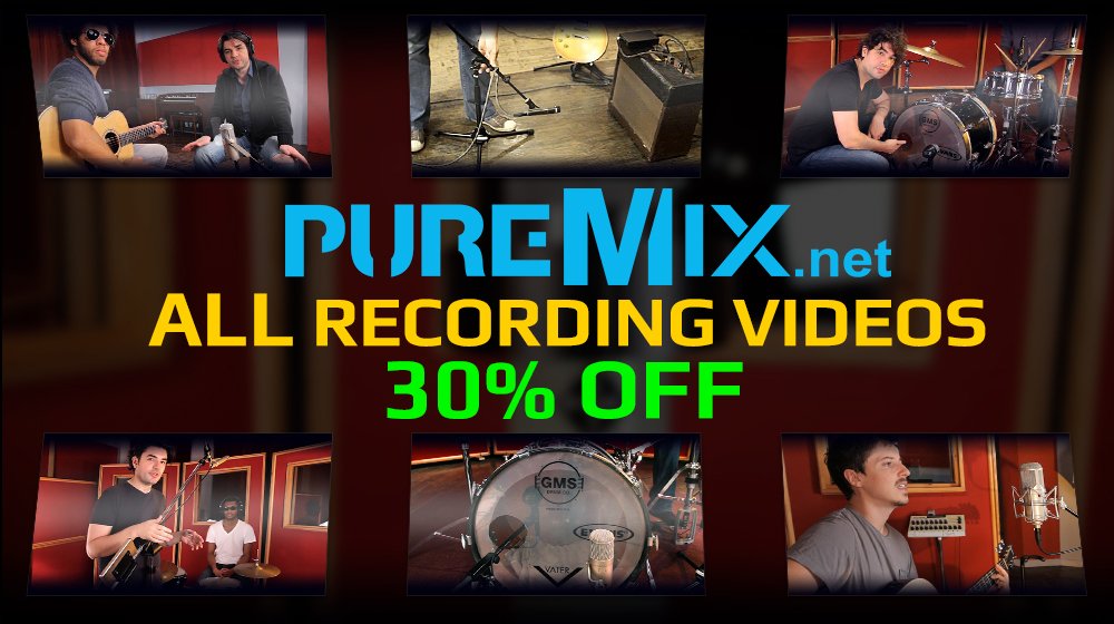 PuremixOnline's tweet image. Our recording videos are 30% off until November 15th! Hurry up! buff.ly/1PkkTBy #audiotutorial