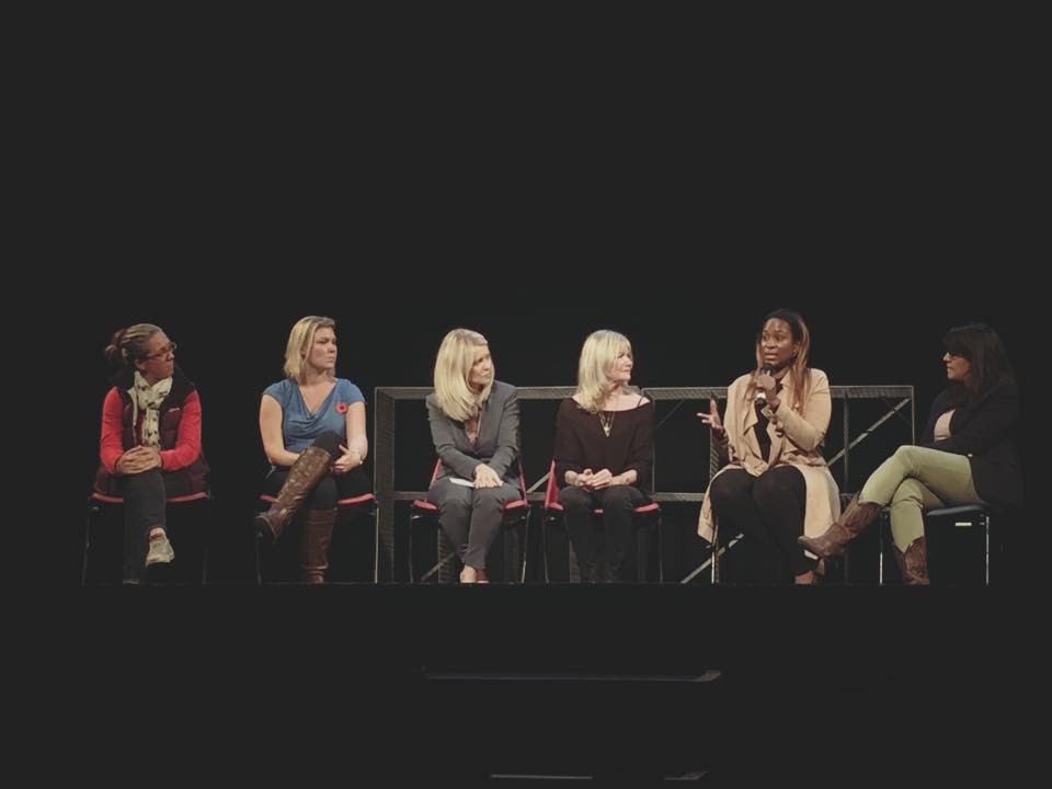 Movementfactory's tweet photo. Founder @leannepero sharing her story with 400 young woman at the Chloe Can @NationalTheatre panal yesterday! https://t.co/OKJz4zY39f