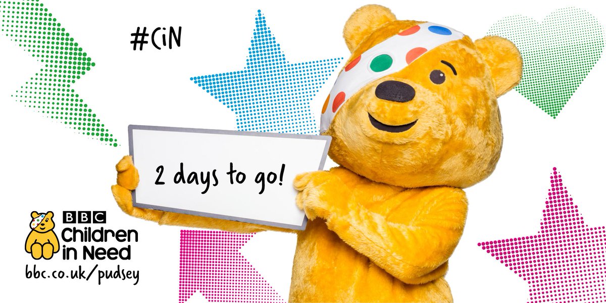 BBCCiN's tweet image. Happy Wednesday! Half way through the week &amp;amp; just 2 days to Appeal Night! @BBCOne #CiN bbc.co.uk/Pudsey