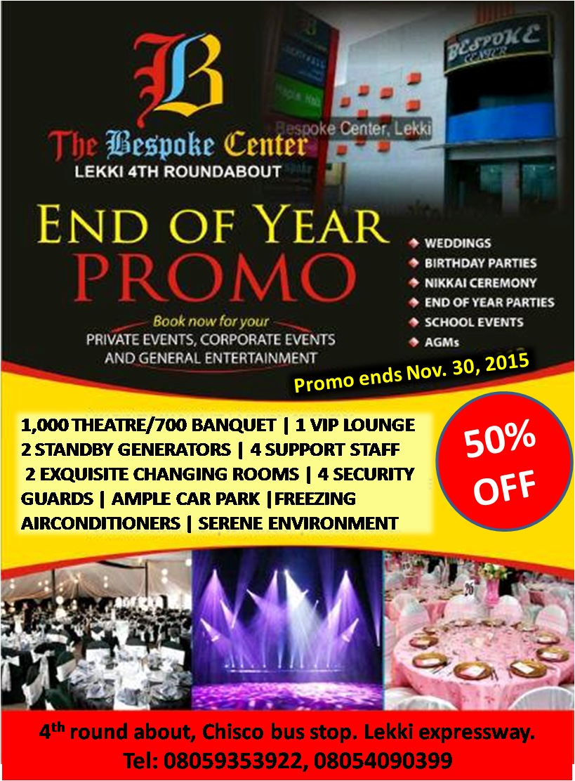 BespokeEventsNG's tweet photo. Need a #CheapEventCenter?
Book @BespokeEventsNG
Players in every industry are securin their dates early
U should too https://t.co/zCKKpF1uvr