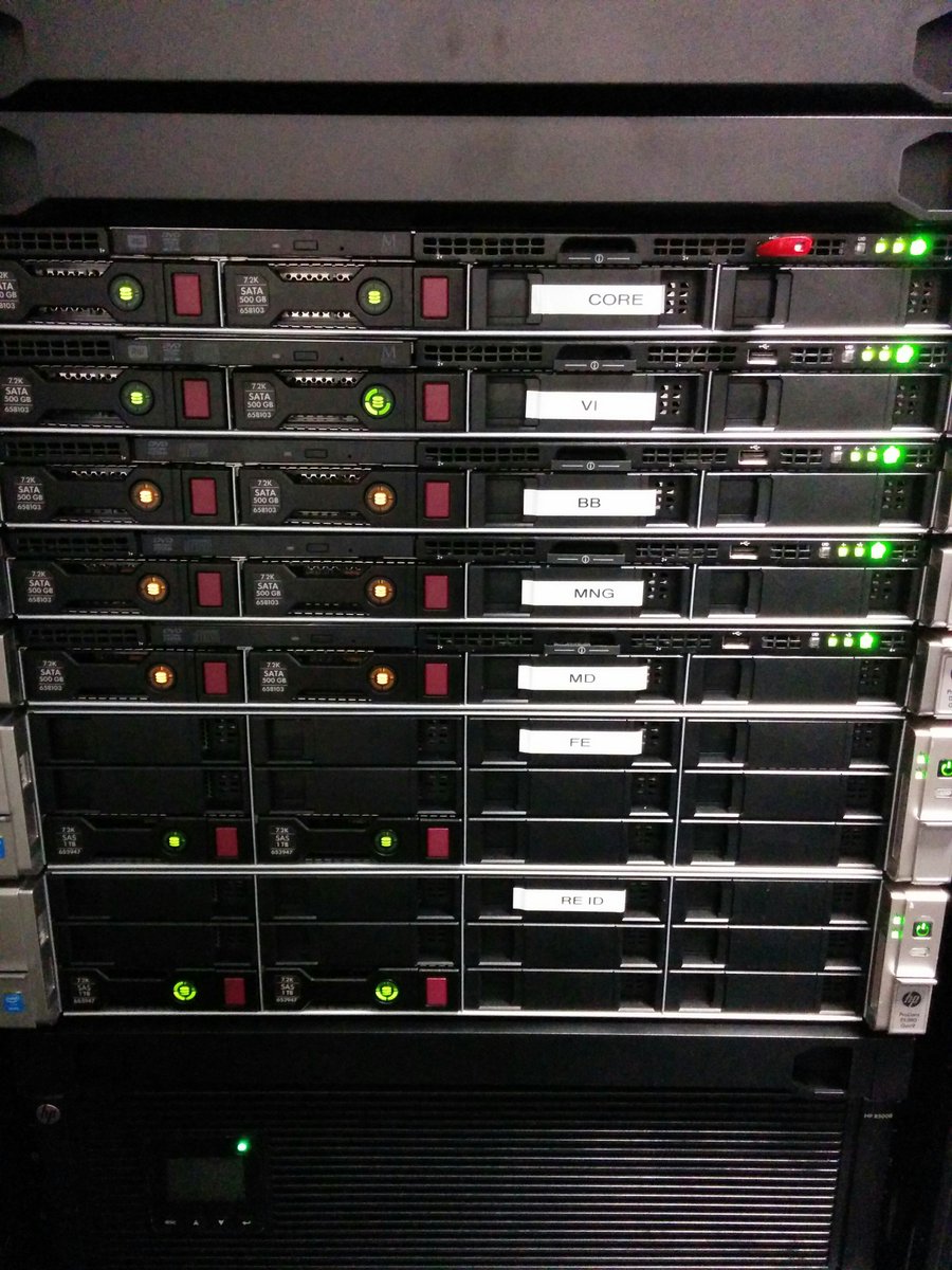 ilopmar's tweet photo. Here is where we're going to install the software we've been developing for the last year. #SysadminPorn https://t.co/pQDYjsdo0N