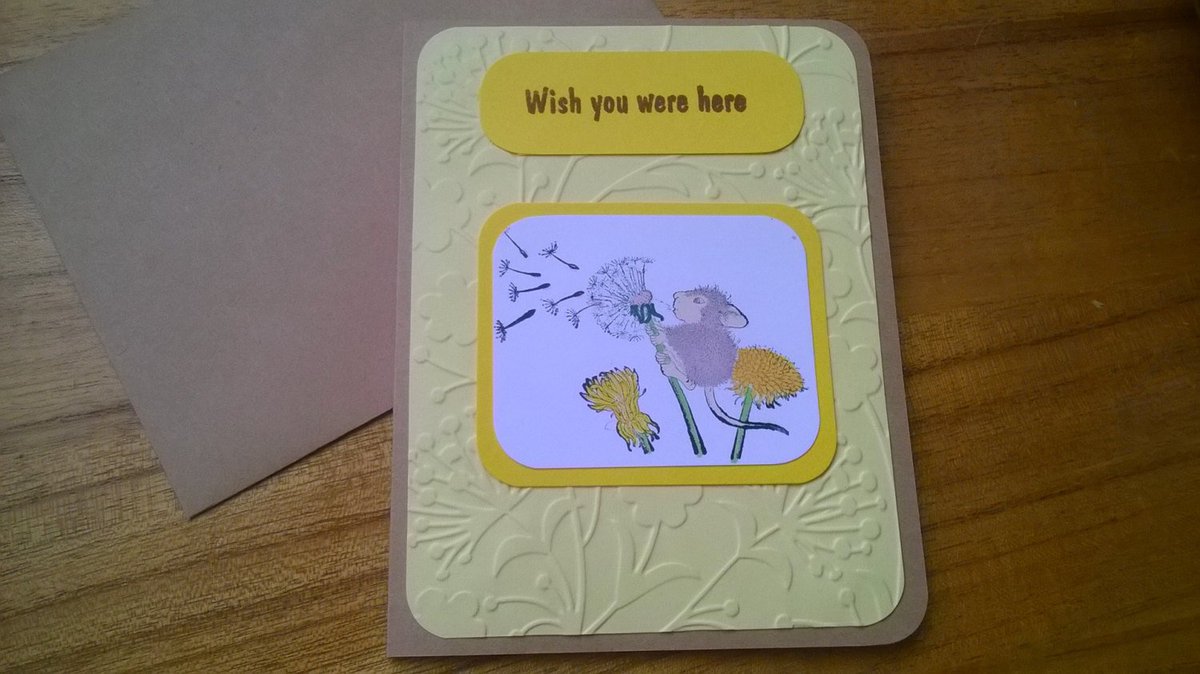 AlwaysnBlossom's tweet image. Wish you were here House Mouse blank card and envelope stationary … etsy.me/1FUm6Gu #Etsy #DecorativePattern