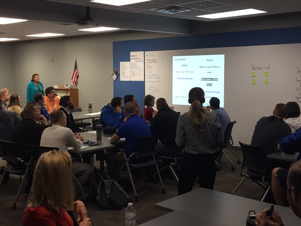 GVHSEagles's tweet image. Teachers learning from each other, sharing Marcia Tate strategies #forevergv #eaglepd