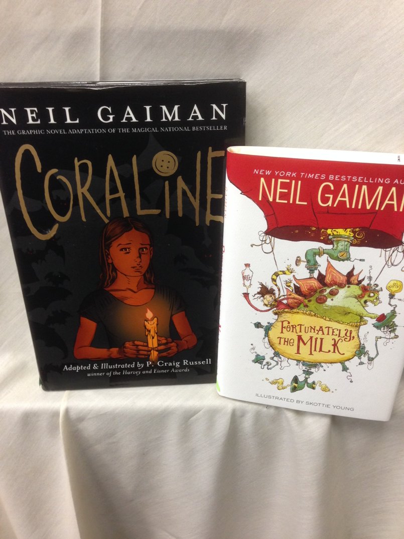 Happy Birthday Neil Gaiman! Come to the Center and read these titles! 
