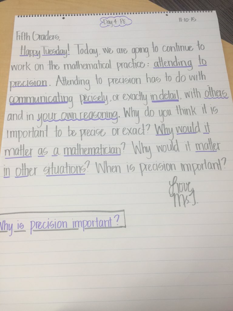 mstrautmann5th's tweet photo. Mathematical practices in 5th grade! #tAmesCSD #CommonCore #education https://t.co/TrosW4zTva