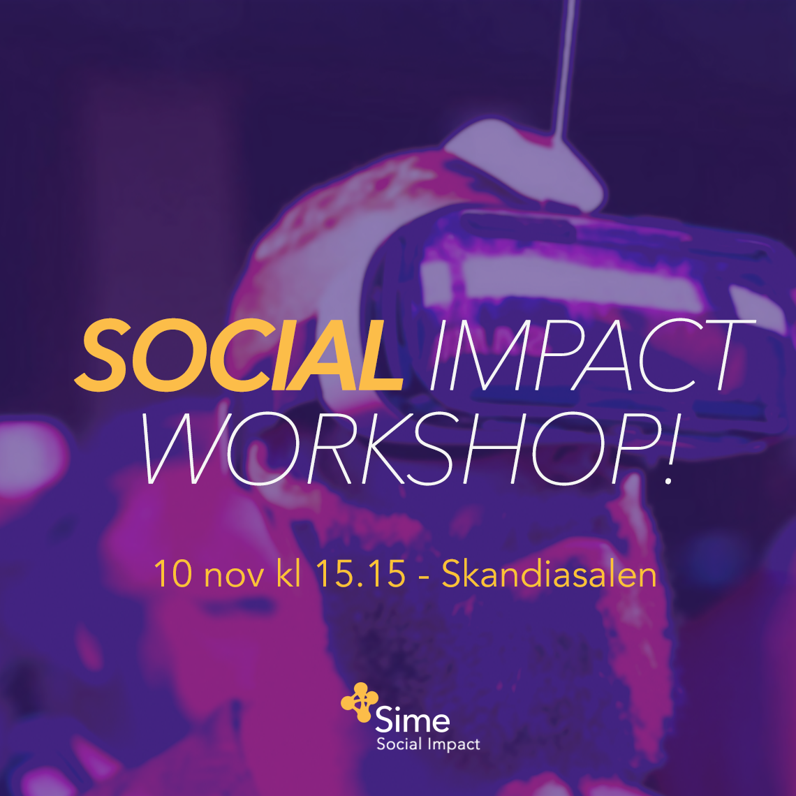 Sime_SI's tweet photo. Social Impact workshop starting soon at 15.45 in Skandiasalen - Speedovation! #socialimpact #simesocialimpact https://t.co/qpKsx7w6z8