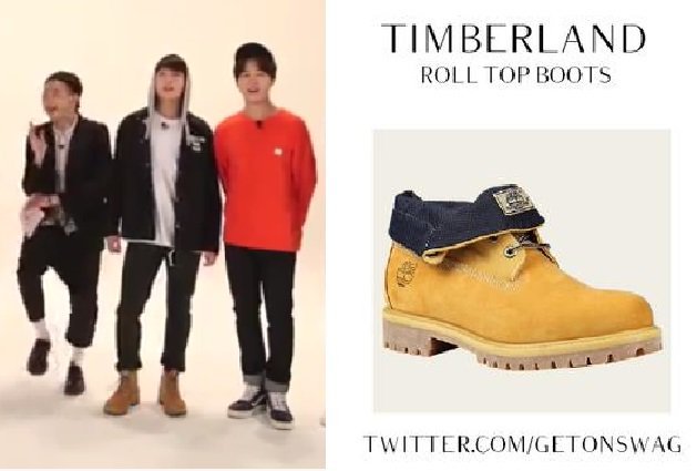 Beyond The ✼ Alex ✼ #BTS GAYO TRACK 7 #JUNGKOOK TIMBERLAND ROLL TOP BOOTS a gift from @ Twoj_0529 @BTS_twt https://t.co/lggvWdfISI" / Twitter