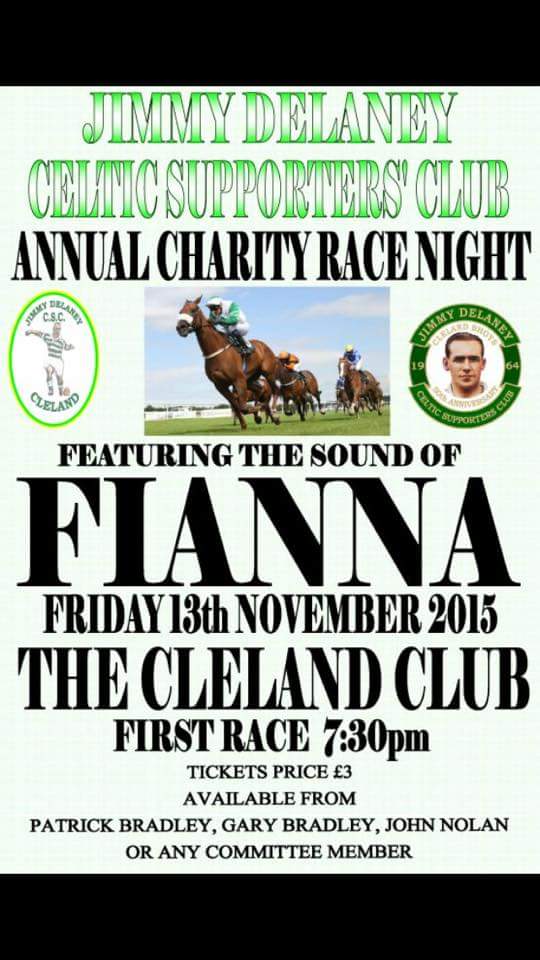 Catch us this Friday in Cleland as we will be playing on behalf of <a href="/JDCSCCleland/">Jimmy Delaney CSC</a> tickets are £3 #uptherebels