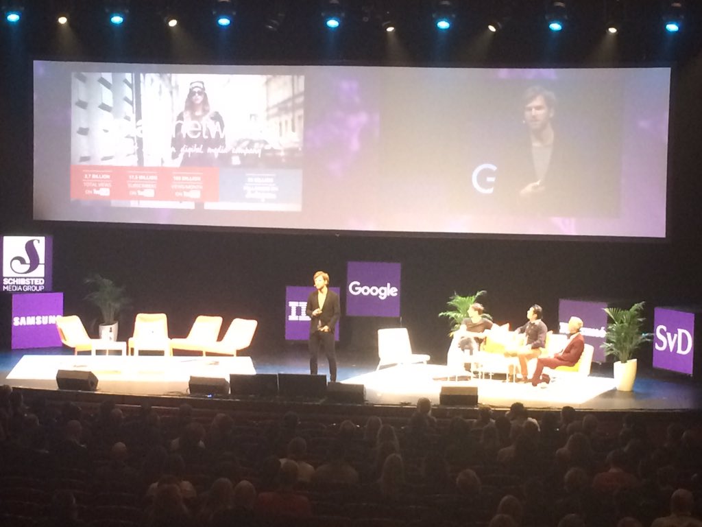 #Splay CEO and founder #VigorSörman rocks on stage at #sime15