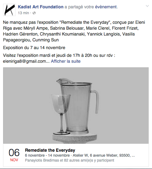 elen_king's tweet photo. @Kadist_AF suggests the exhibition Remediate the Everyday in Paris!!!! https://t.co/fKfwHsyox2