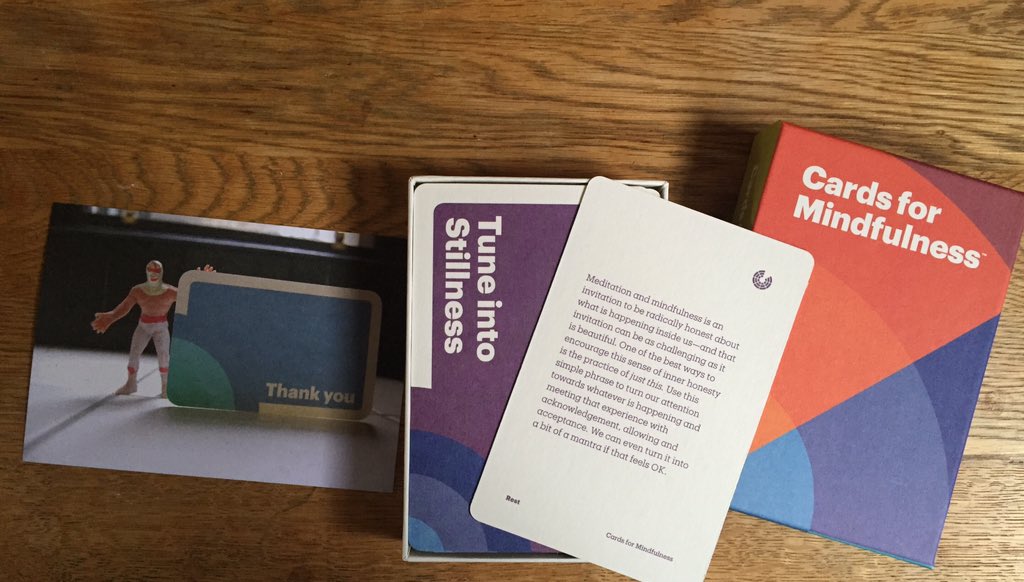 EducatingRini's tweet photo. @mindfulcards Thank you so much just received my #mindfulcards Love the first one about radical honesty #justthis https://t.co/tRKwZR5JVa