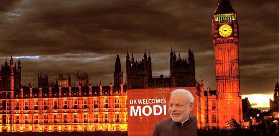NamoAgainUK's tweet photo. We welcome our beloved Prime Minister to the UK. #ModiMostWelcome #ModiInUK #UKwelcomesModi https://t.co/473H7VgH9b