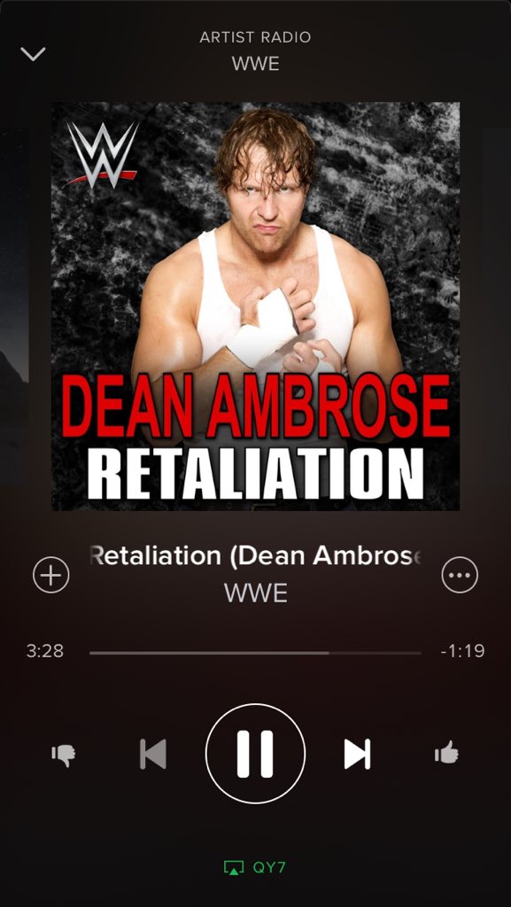 KadyEsposito's tweet photo. A little @TheDeanAmbrose to get me through my cardio this morning! Gotta be a little crazy to do stairs 😜 https://t.co/8ItprgHzed