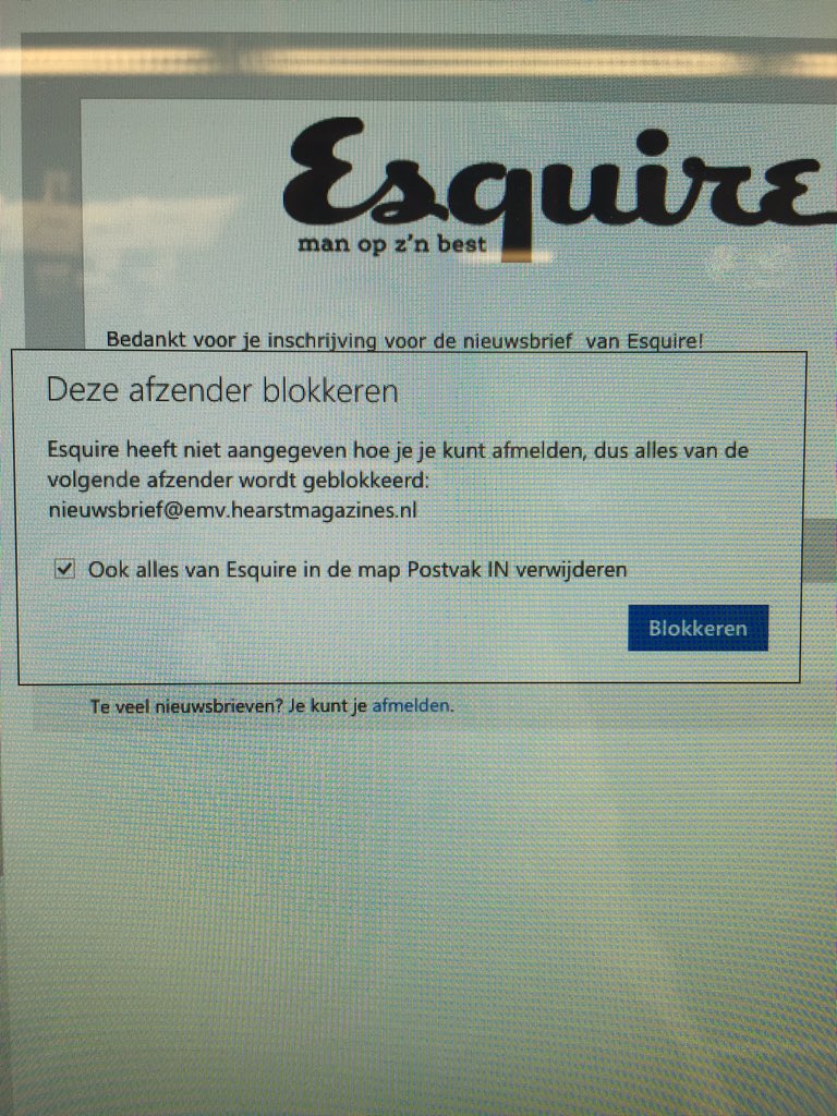 kirsief's tweet photo. @EsquireNL Zo zeker? Kwantiteit over kwaliteit ;) #ikwilgewoonstemmengeenslechteuserexperience - Succes verder :) https://t.co/s8avdKg1ts