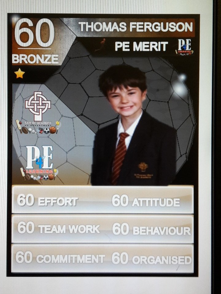 STM_PE's tweet photo. Well done to our @STM_PE Bronze Stars in PE #PELads #rolemodels https://t.co/AHSiURpUfo